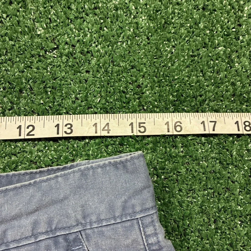 Y2K‎ Baggy Faded Cargo Blue Utility Shorts